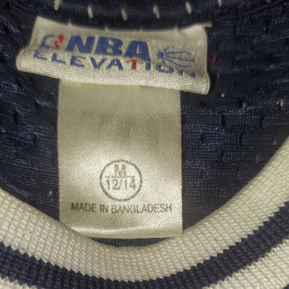 NBA Mavericks Kids' Blue and White Jersey - Picture 6 of 6